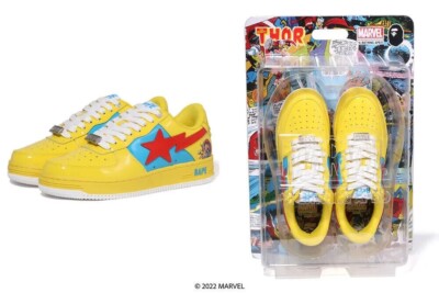 Size 9 - A Bathing Ape Bapesta x Marvel Thor 2022