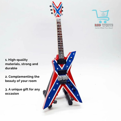 2 pcs Dimebag Darrell Pantera Miniature Dean Dixie Guitar Free Shipping