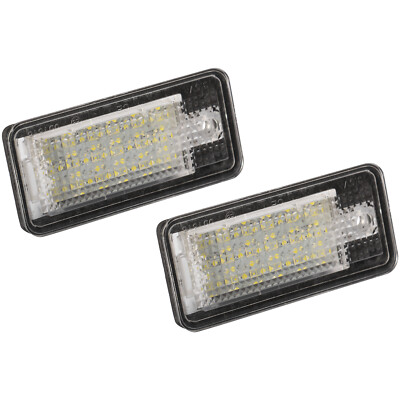 LED Kennzeichenbeleuchtung Lichter E-Zulassung für A5 8F A6 C6 A8 D3 D4 Q7 4L
