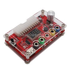 24 Pins ATX Power Supply Breakout Board and Acrylic Case Kit Power Connector NEW