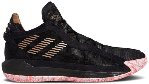 Adidas Dame 6 Black Pink Tint Sneakers FY0875 Men display picture 1