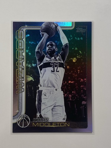 Khris Middleton – 2025-26 Topps Basketball · Base Cards I Blackout Variation #100 Khris Middleton