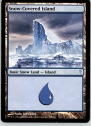 Snow-Covered Island #152/155 Coldsnap MTG