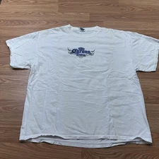 Vintage Corona Extra Shirt Mens XL White Double Sided Beer Graphic Tee 2002 00s