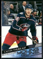 2020-21 Upper Deck Calvin Thurkauf Young Guns RC #467 Columbus Blue Jackets