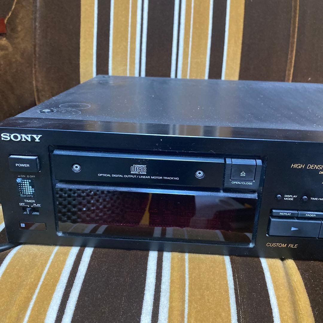 SONY CDP-X33ES CD Player ES Series Vintage Audio Black Tested