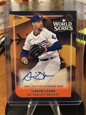 2025 Topps Series 2 Gavin Stone World Series Dodgers Autograph /25!!!