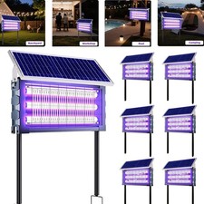 2/46P/ack Solar Bug Zapper Outdoor Mosquito Z...