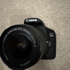 Canon EOS 2000D 24.1MP Digital SLR Camera -EF-S 18-55 mm lens