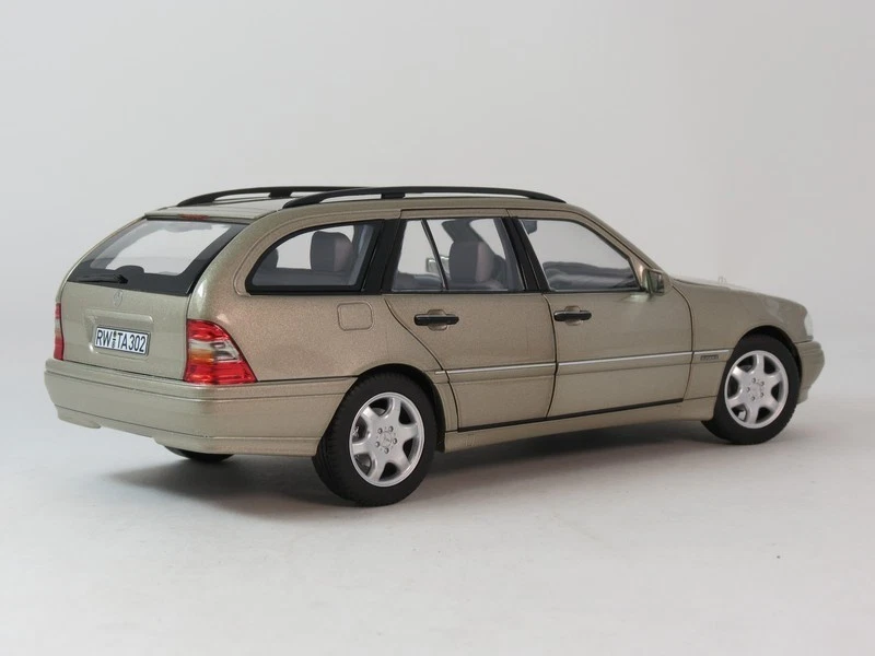 Norev Mercedes Benz Clase C T-Modelo Smokesilver Metálico 1997 1/18 183388 - Imagen 3 de 4