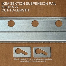  SELECT YOUR LENGTH IKEA SEKTION SUSPENSION RAIL 602.615.27 CUT-TO-ORDER