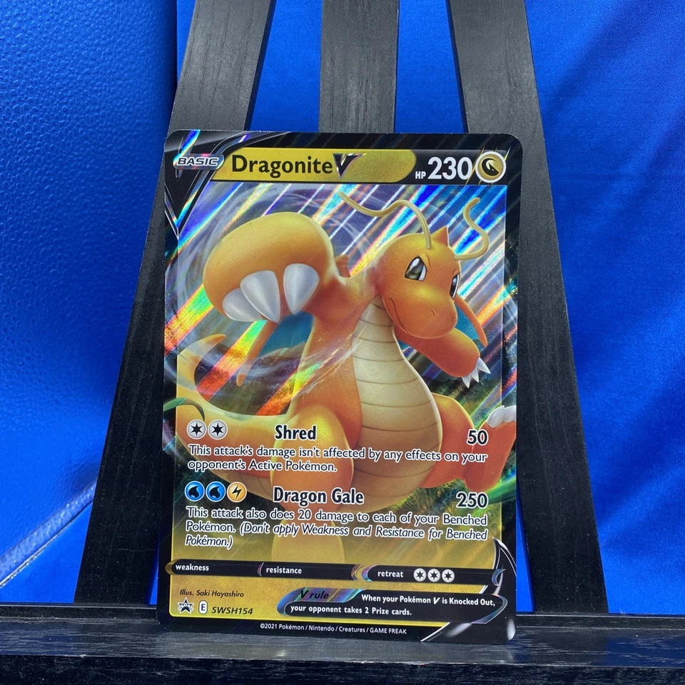 Dragonite V SWSH154 SWSH: Sword & Shield Promo Cards Holo - Image 2 of 3