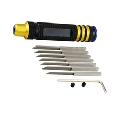 7 in 1 Prime Model Scriber Resin Carved Scribe Line Chisel Hobby Cutting Tool