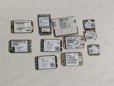 Lot of 11 Mini-PCI WIFI WLAN Modules Lenovo Broadcom Qualcomm Intel 802.11 BT