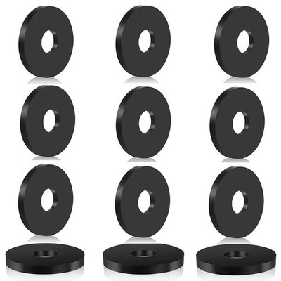 High Quality 25 Pcs Rubber Washers - 1 OD x 1/4 ID, Vibration Dampening