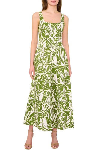 CeCe Womens Cotton-Blend Sleeveless Maxi Dress Medium Wild Sage - NWT $119 CeCe Womens Cotton-Blend Sleeveless Maxi Dress Medium Wild Sage - NWT $119