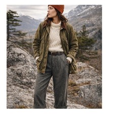 Woolrich Woman Gray Wool Cropped Pants Knickers Womens Sz 10/12 Vintage Outdoor