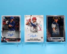 Riley ADAMS 2022 Topps Rookie On-Card Lot of (3)