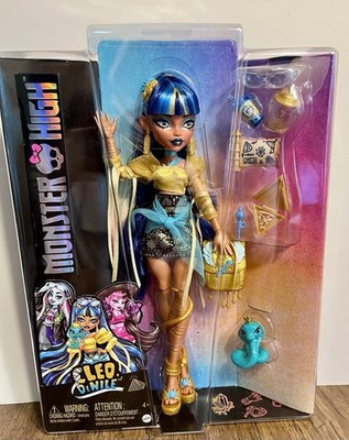 Monster High Cleo De Nile Doll Hissette Pet Accessories Mattel HXH74