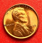 1936-P Lincoln Wheat Cent Penny GEM RD BU From an Original Bank Roll