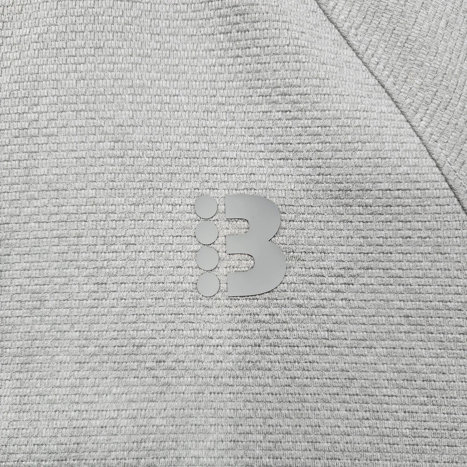 Jaqueta Bench Urbanwear Masculina XL Cinza Zíper Completo Absorção de Umidade Roupa Ativa Atlética - Imagem 2 de 4