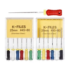 Dental Endo Root Canal Files Hand Use K-Files Stainless Steel 21mm/25mm/31mm