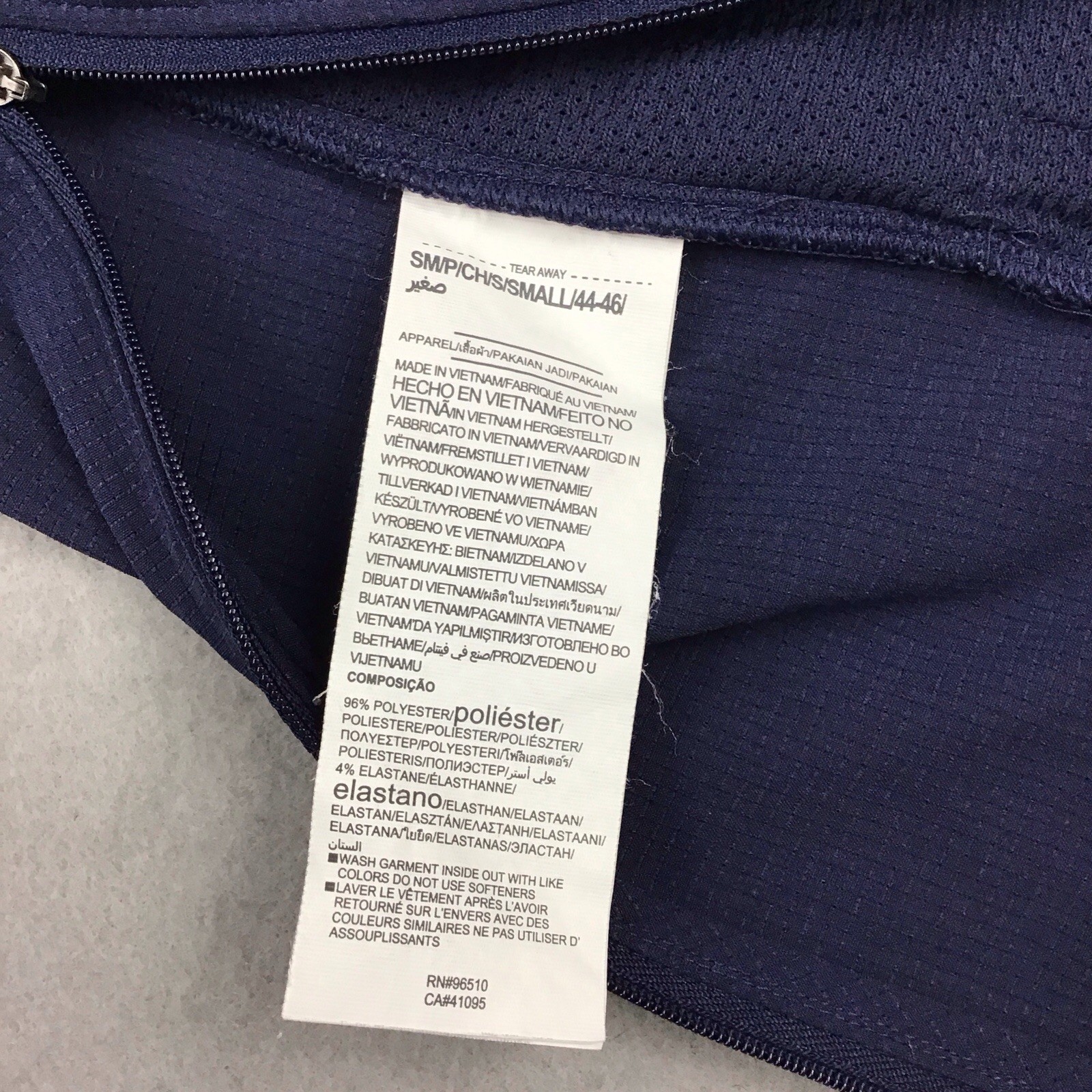 Under Armour Jacket Men Small Blue Solid 1/4 Zip … - image 9