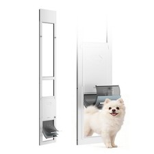 VEVOR Dog Door for Sliding Glass Door Pet Door for Medium-Sized Dogs Adjustable