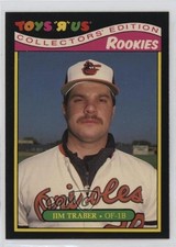 1987 Topps Toys R Us Rookies Box Set Jim Traber #31 1a7j