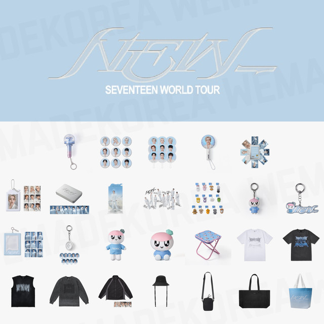 SEVENTEEN World Tour NUEVO_ en INCHEON Oficial MD Auténticos K-POP Productos