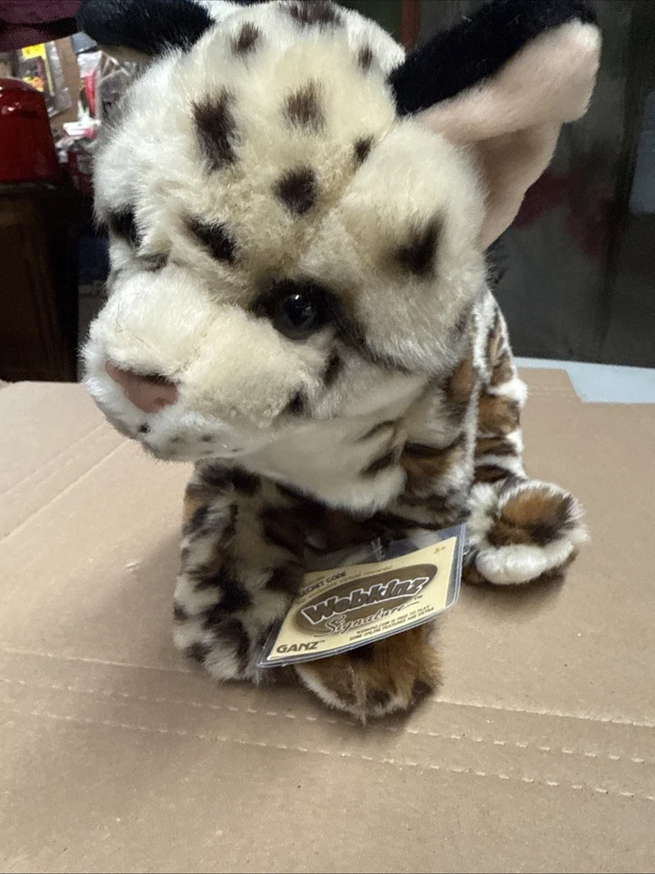 Ganz Webkinz Signature Ocelot WKS1088 Plush Stuffed Animal Sealed Code Rare New - Image 3 of 4