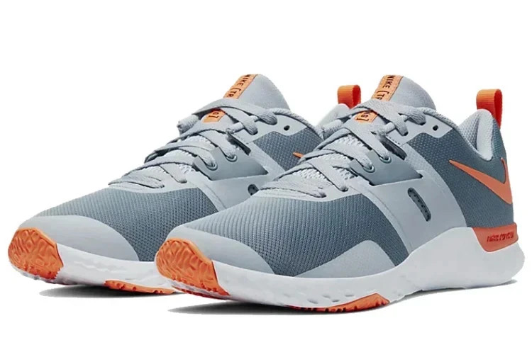 Nike Renew Retaliation TR Shoes Cool Grey Total Orange White