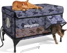 Heated Cat House Outside Insulated Weatherproof Heated Outdoor Cat House New