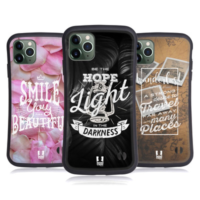 HEAD CASE INSPIRATIONAL KREIDE-TYPOGRAPHIE HYBRID HUELLE APPLE iPHONES HANDYS