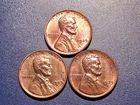 Uncirculated 1939-P,D & S Lincoln Cents