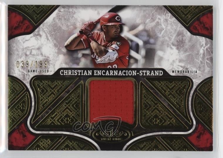 2025 Topps Tier One Relics 39/199 Christian Encarnacion-Strand #T1R-CE 1se7