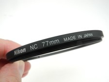 Nikon 77mm NC Neutral Clear Genuine Camera Lens Filter Made In Japan