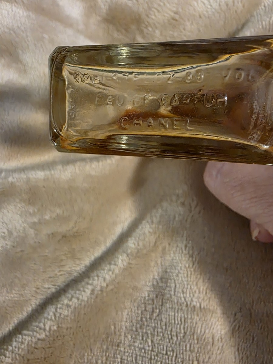 Vintage COCO Chanel Parfum Empty Glass Bottle 50 ml 1.7 fl oz with