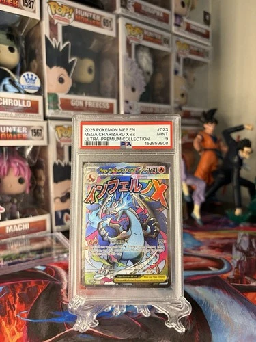 Pokémon Mega Charizard X ex Promo Holo Me: Mega Evolution 023 360 HP English