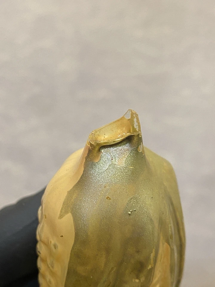 9 pcs Vintage Soviet Union Rare XMAS Decor CHRISTMAS Glass Ornament USSR, 25/65 - Image 4 of 4