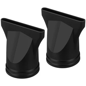 2Pcs Buse de sèche cheveux noir réutilisable pour les outils de stylage capillaires diffuseurs