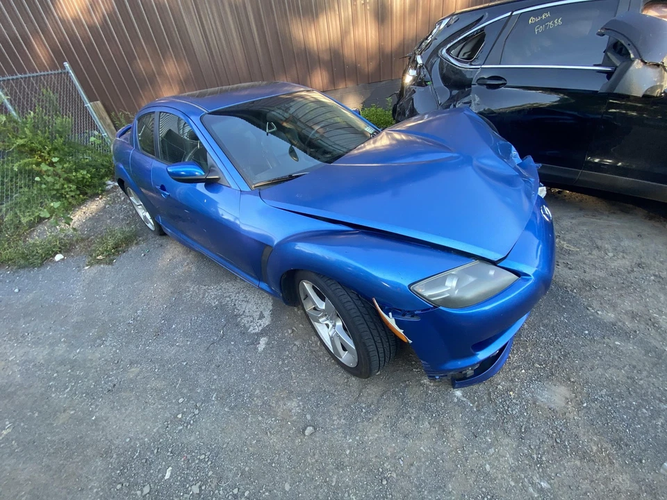 Used Front Center Interior Rear View Mirror fits: 2005 Mazda RX8 automatic dimmi - Image 4 of 4