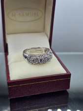 TACORI BEAUTIFUL FILIGREE HALF ETERNITY STERL...