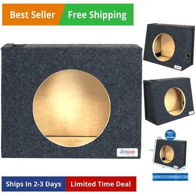 Bbox Single Vented 12 Inch Subwoofer Box - Universal Wedge Truck Enclosure - ...