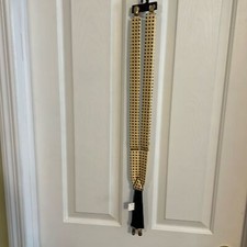 John Henry Men  s suspenders. Yellow print, adjustable size.