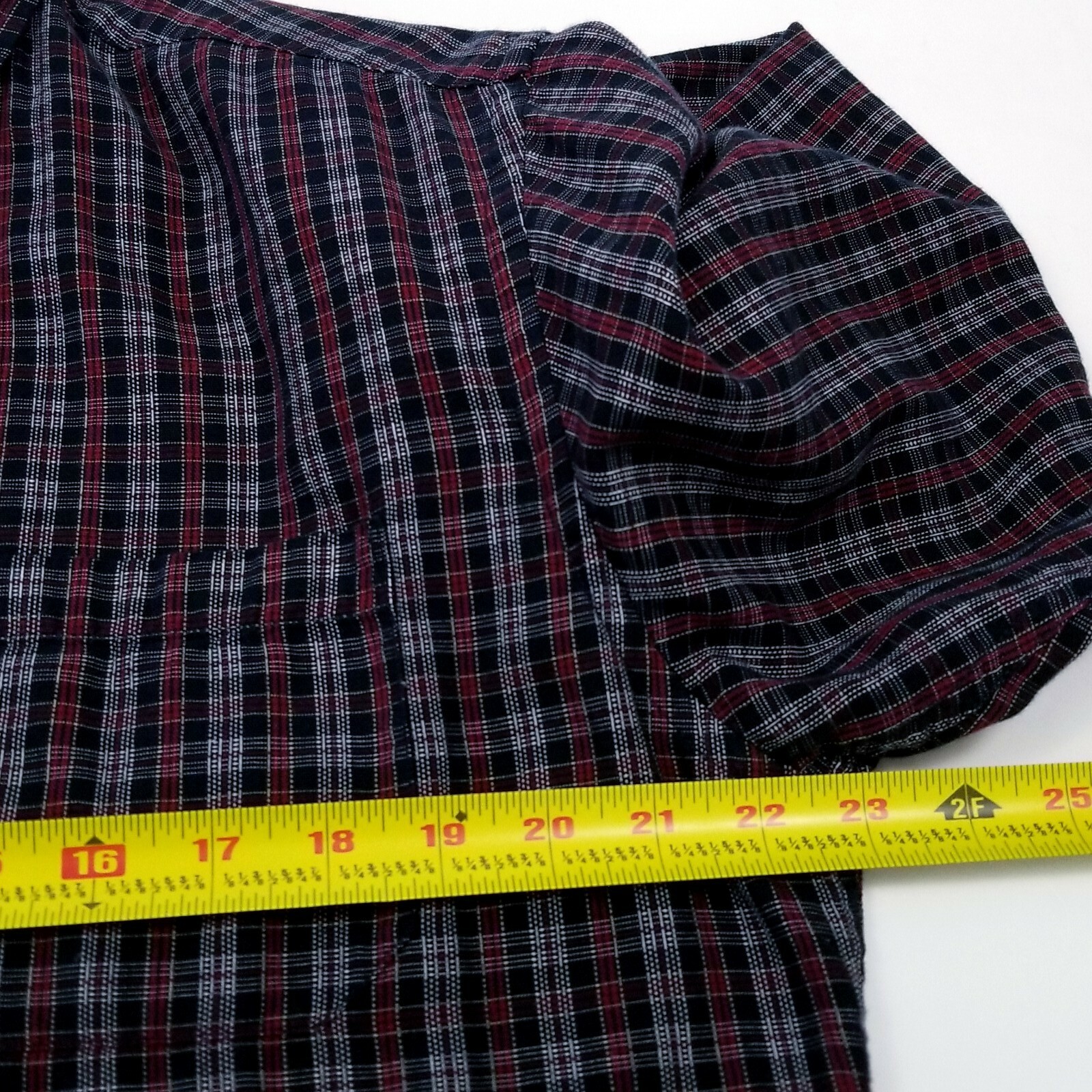 Pendleton Mens Button Down Shirt M Red Blue Plaid… - image 5