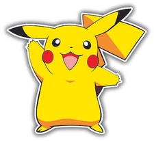 PIKACHU POKEMON POKEBALL Ash DECAL STICKER 3M US MADE TRUCK WALL WINDOW CAR