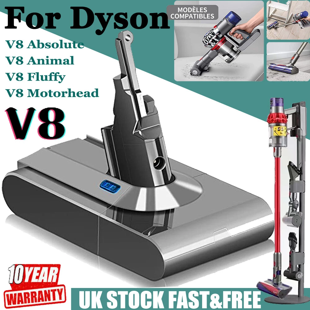 6.0Ah for Dyson V8 Battery SV10 Animal Absolute Motorhead Fluffy Cordless  Vacuum