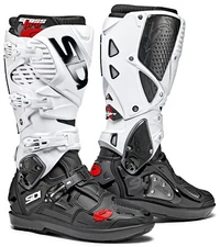 Sidi Crossfire 3 SRS Off-Road MX Motocross Boots Black/White EU 42 / US 8.5