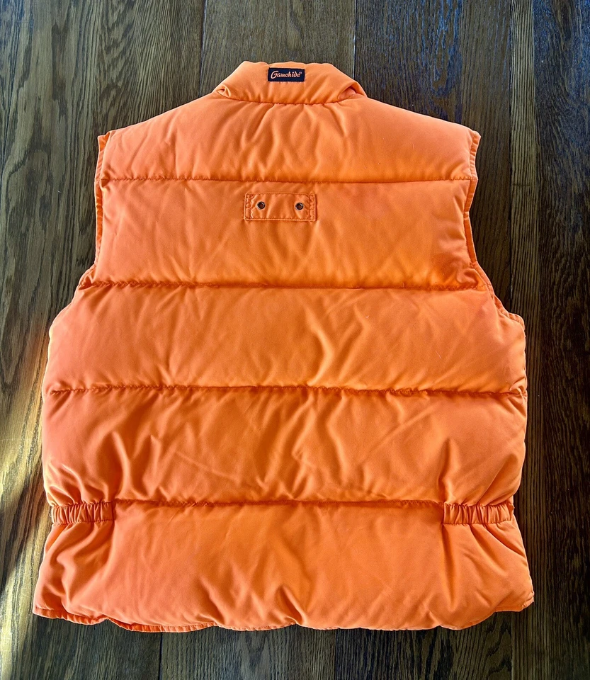 GAMEHIDE DOWN HUNTING VEST ,size: Large/Color:Orange - Image 2 of 4